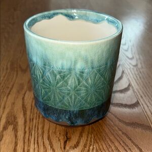Green and Blue Ceramic Vase